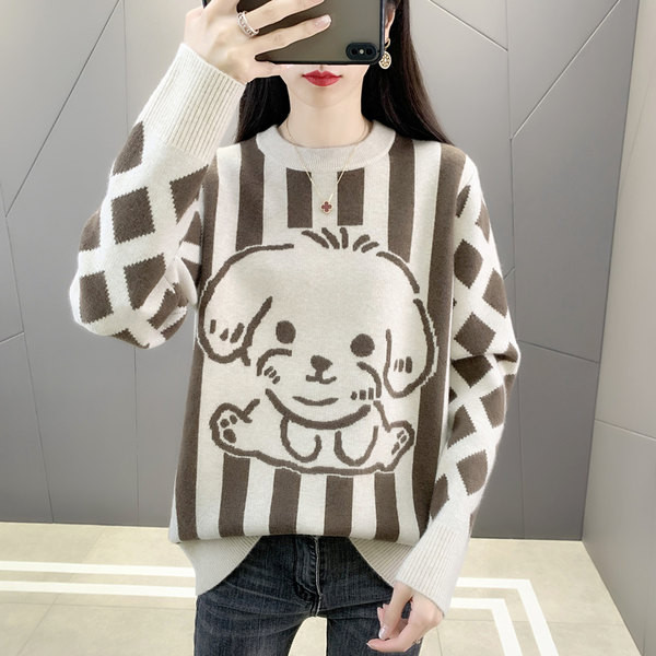 Dámsky tehotenský sveter - s dlhým rukávom