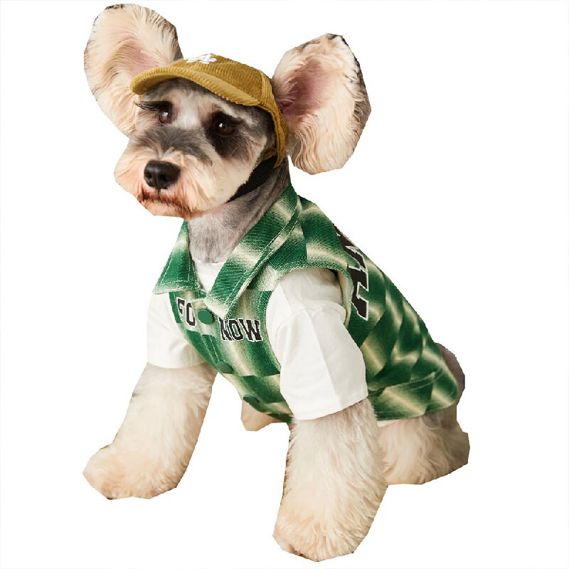 Nauji rūbai augintiniams Plediniai džinsiniai marškiniai šuniui liemenė žiemai šiltas naminio šuns kostiumas mažam ir vidutiniam šuniui meškiukas šnauceris Jorkšyro terjeras