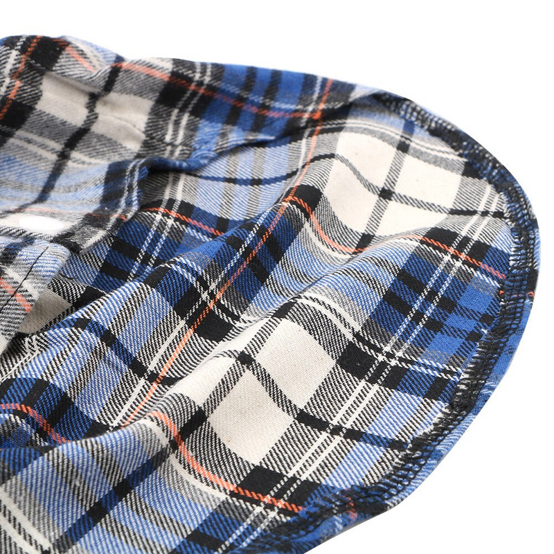 HILIFE Mekana odjeća za štene i mačiće, karirana majica za pse, majica za pse, mačke, pamučne majice kratkih rukava