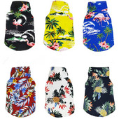 Cămașă de vară pentru câini Îmbrăcăminte pentru animale de companie de vacanță Haine pentru câini de călătorie în aer liber Pisică Cățeluș Yorkie Pudel Bichon Pomeranian Schnauzer Tinute pentru animale de companie