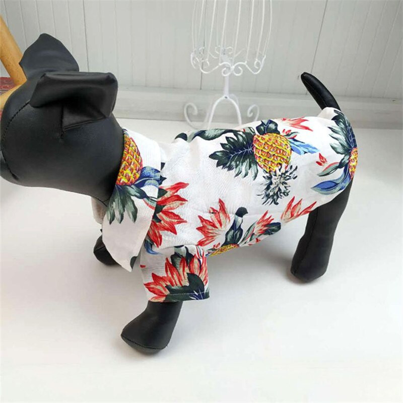 Cămașă de vară pentru câini Îmbrăcăminte pentru animale de companie de vacanță Haine pentru câini de călătorie în aer liber Pisică Cățeluș Yorkie Pudel Bichon Pomeranian Schnauzer Tinute pentru animale de companie