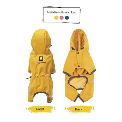 Îmbrăcăminte pentru câini de iarnă Jachetă impermeabilă de ploaie Manteau Chihuahua Pug Palton pentru câini mari Îmbrăcăminte dintr-o singură bucată Haine pentru câini de iarnă