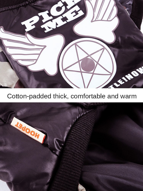 Zimska pamučna odjeća za crnog velikog psa s četiri noge, aljaški labrador, kombinezoni za pse srednje i velike veličine, kostim za pse