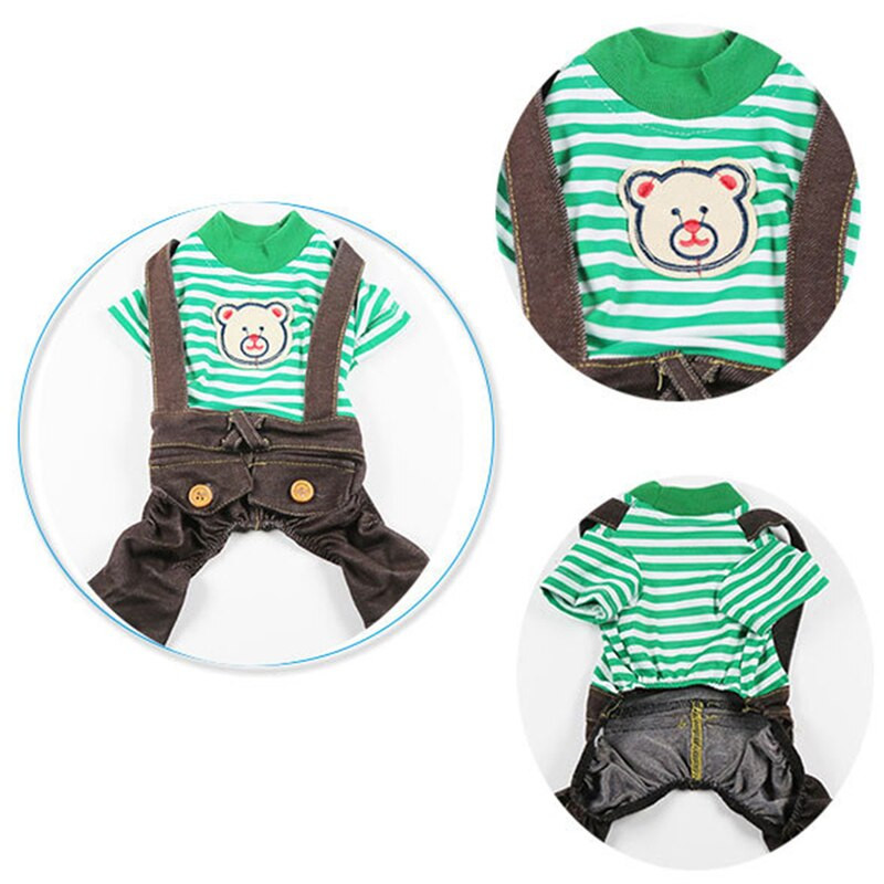 Oblečenie pre psov pre malých psov, kombinézy, jesenné a zimné, kreslené, roztomilé, psí kostýmové nohavice pre šteniatka, čivava, yorkšírska mačka