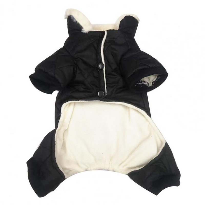 Stiilne sügistalvine plüüs neljajalgsete koerte riided ühevärvilised lemmiklooma talveriided kaelarihm Terry lemmikloomatarbed