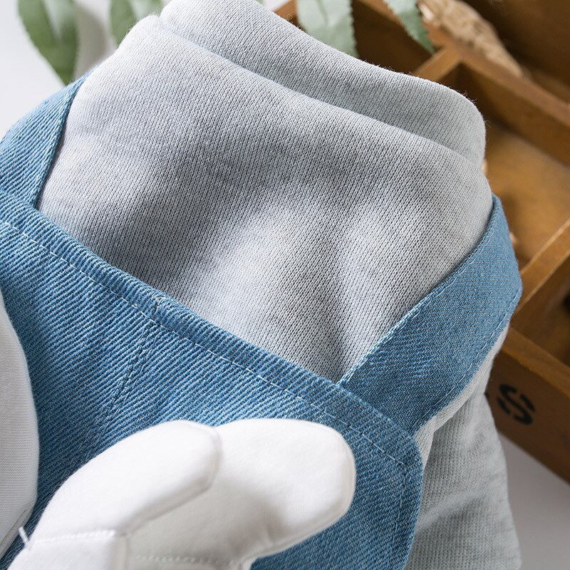 Najnovšie teplé bavlnené overaly pre psov pre malé a stredné šteniatka, jesenné a zimné oblečenie pre psov, štyri nohy