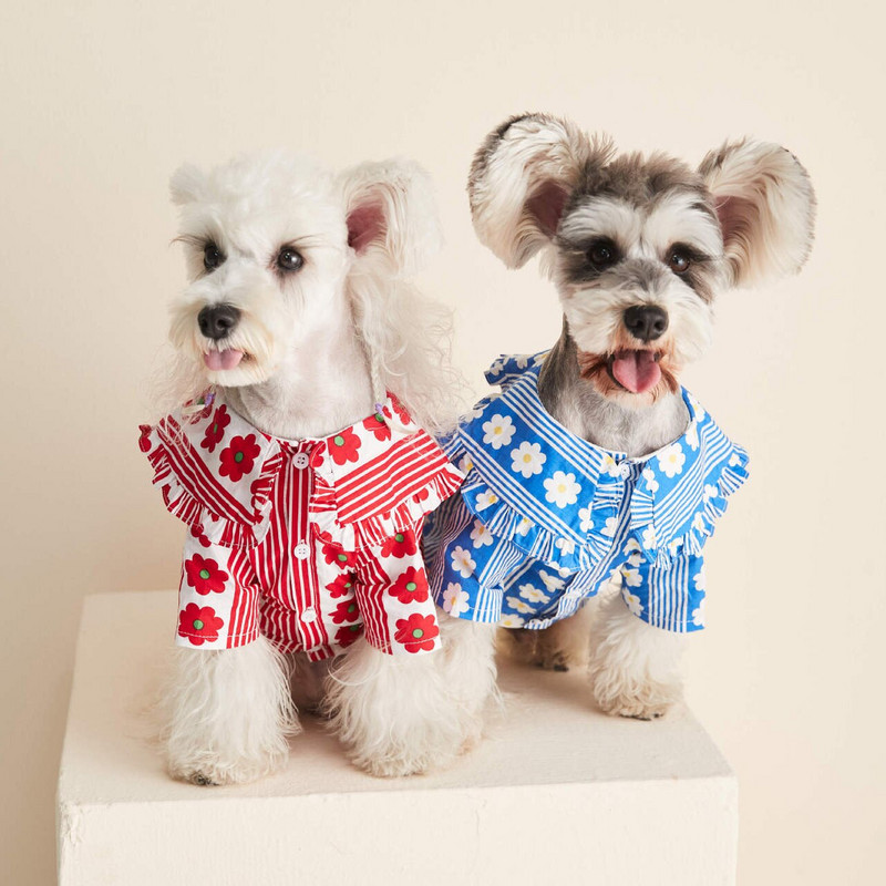 Šunų drabužiai Šunų marškinėliai mažiems šunims šuniukų drabužiai Prabangūs šunų drabužiai Šunų marškinėliai šunims Marškiniai katėms augintiniams Gėlių marškinėliai