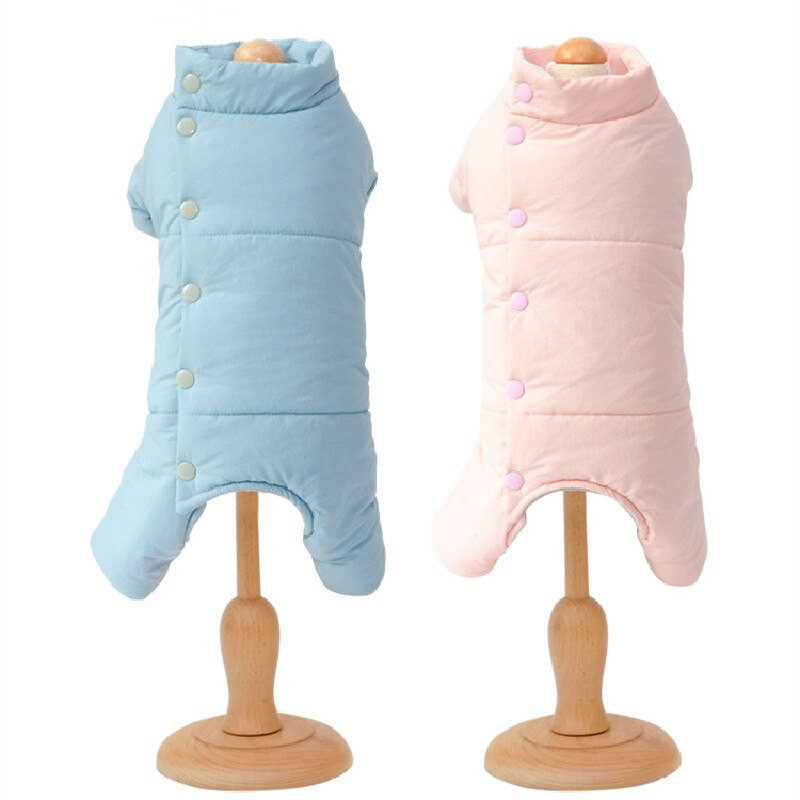 Koer Talvemantel Jumpsuit Lemmiklooma riided Riietus Rõivas Kutsika Riietus Yorkshire terjer Malta Pommeri Puudel Bišoni rõivad