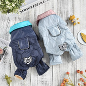 Vodootporna odjeća za pse Kombinezon Plava zimska pahuljica Snježno odijelo Topli kombinezon za kućne ljubimce S XXL Male životinje Chihuahua pudla Proizvod