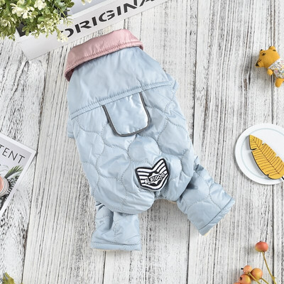 Vodootporna odjeća za pse Kombinezon Plava zimska pahuljica Snježno odijelo Topli kombinezon za kućne ljubimce S XXL Male životinje Chihuahua pudla Proizvod