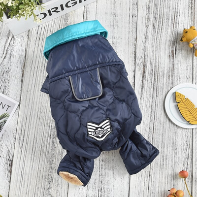 Vodootporna odjeća za pse Kombinezon Plava zimska pahuljica Snježno odijelo Topli kombinezon za kućne ljubimce S XXL Male životinje Chihuahua pudla Proizvod