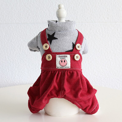 Big Smiley Päťhviezdičkové štvornohé oblečenie 2022 Jesenné a zimné oblečenie pre mačky Oblečenie pre domáce zvieratá Oblečenie pre psov Oblečenie pre domáce zvieratá