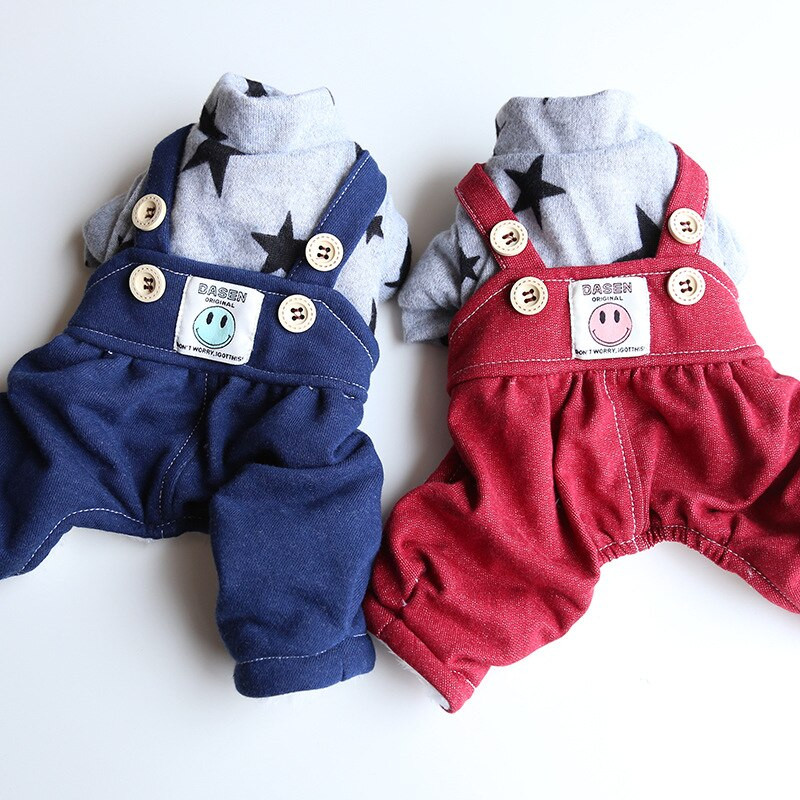 Big Smiley Päťhviezdičkové štvornohé oblečenie 2022 Jesenné a zimné oblečenie pre mačky Oblečenie pre domáce zvieratá Oblečenie pre psov Oblečenie pre domáce zvieratá