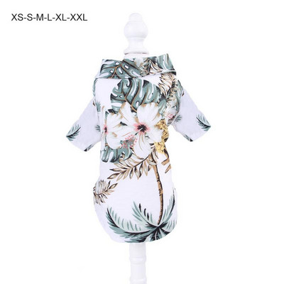 Odjeća za kućne ljubimce Proljeće Ljeto Majica za plažu s havajskim printom Mala srednja veličina Teddy Chai Dog Odjeća za kućne ljubimce Pribor za pse Dodaci