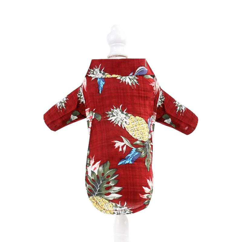 Odjeća za kućne ljubimce Proljeće Ljeto Majica za plažu s havajskim printom Mala srednja veličina Teddy Chai Dog Odjeća za kućne ljubimce Pribor za pse Dodaci