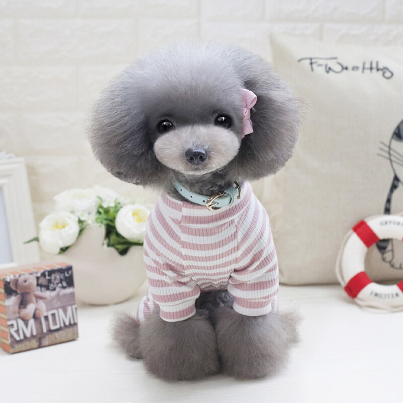 Pijama pentru caini Salopete pentru caini Moale pentru caini Salopete pentru caini de talie mica haine drăguțe Onesies Yorkie Body pentru câini pisici îmbrăcăminte ropa para perro