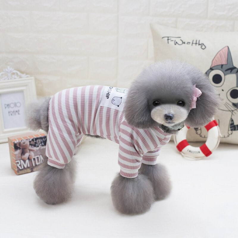 Pijama pentru caini Salopete pentru caini Moale pentru caini Salopete pentru caini de talie mica haine drăguțe Onesies Yorkie Body pentru câini pisici îmbrăcăminte ropa para perro