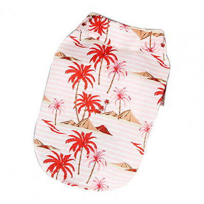 Φούτερ πουκάμισο σκύλου αναπνέει ευρεία εφαρμογή Πολυεστέρας Πολύχρωμα εμπριμέ αξεσουάρ κουταβιού για κατοικίδια