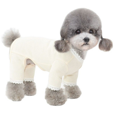 Pijamale pentru câini de talie mică, salopetă, primăvară, vară, ținută pentru cățeluș, Lenjerie de dormit, Yorkshire, pomeranian, pudel, bichon, schnauzer, haină pentru câini.