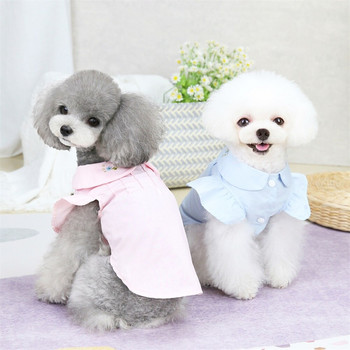 Νέο χαριτωμένο πουκάμισο για σκύλους για αναψυχή ρούχα μόδας Κοινωνικό περιστασιακό πουκάμισο για κατοικίδια, κοντομάνικο πουκάμισο για σκύλους