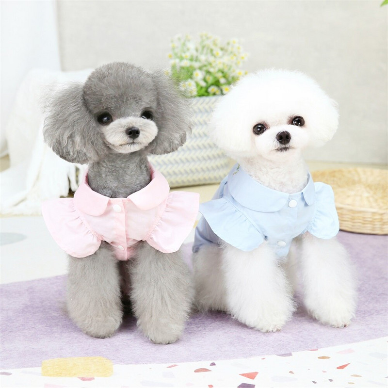 Νέο χαριτωμένο πουκάμισο για σκύλους για αναψυχή ρούχα μόδας Κοινωνικό περιστασιακό πουκάμισο για κατοικίδια, κοντομάνικο πουκάμισο για σκύλους