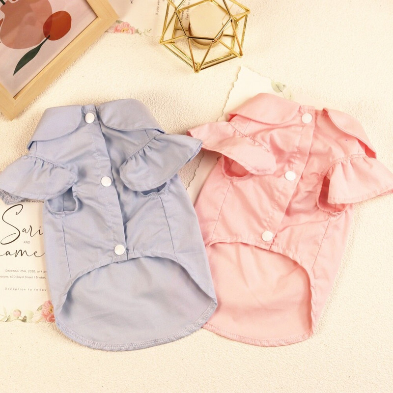 Νέο χαριτωμένο πουκάμισο για σκύλους για αναψυχή ρούχα μόδας Κοινωνικό περιστασιακό πουκάμισο για κατοικίδια, κοντομάνικο πουκάμισο για σκύλους