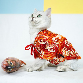 The Kimono For Pet Dogs Ρούχα Pet Shirt Ρούχα για γάτες Small Dogs Ρούχα Schnauzer Chihuahua Teddy Ανοιξιάτικα Ρούχα για κατοικίδια
