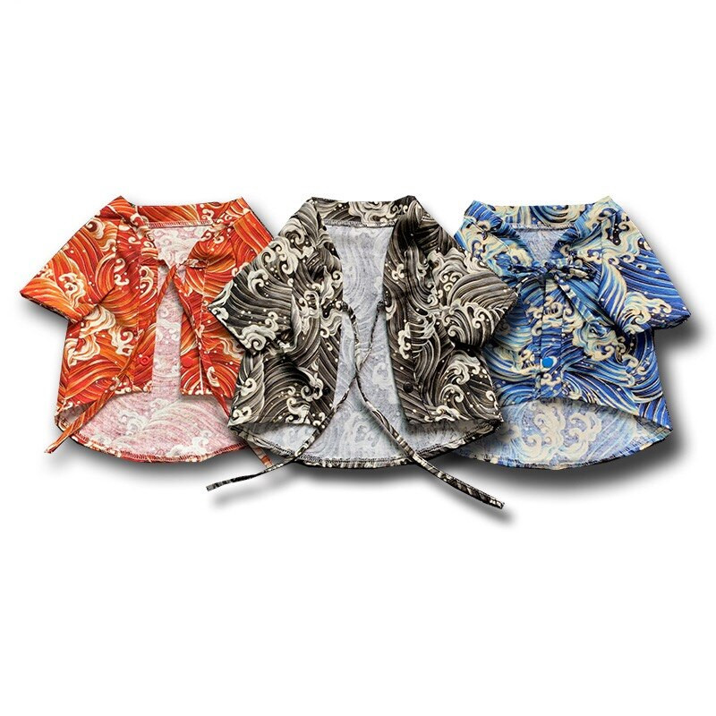 Kimono naminiams šunims Drabužiai Naminių gyvūnėlių marškinėliai Drabužiai katėms Mažiems šunims Drabužiai Šnauceris Čihuahua Meškiukas pavasariniai drabužiai augintiniams
