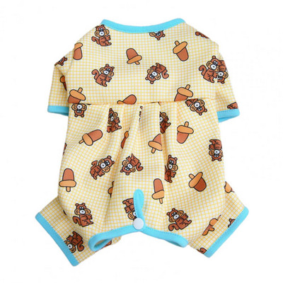 Oblečenie pre domáce zvieratá, krásne mäkké legíny proti pádu, oblečenie pre šteniatka pre plyšového psa, overal s kapucňou, kombinéza pre domáce zvieratá