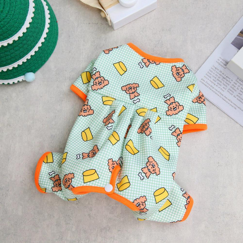 Oblečenie pre domáce zvieratá, krásne mäkké legíny proti pádu, oblečenie pre šteniatka pre plyšového psa, overal s kapucňou, kombinéza pre domáce zvieratá