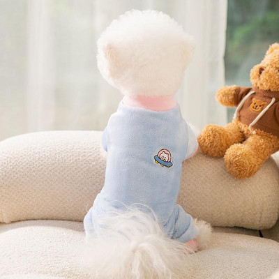 Teplé flísové oblečenie pre psov, zimná mäkká kombinéza pre psov, pohodlný sveter pre malého psa, francúzskeho buldočka, oblečenie Ropa Perro