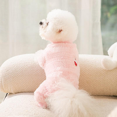 Teplé flísové oblečenie pre psov, zimná mäkká kombinéza pre psov, pohodlný sveter pre malého psa, francúzskeho buldočka, oblečenie Ropa Perro