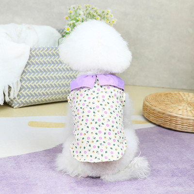 Small Dog Apparel Puppy πουλόβερ για μεσαίους σκύλους Αγόρια Χαριτωμένα κατοικίδια πουλόβερ λουλουδιών για σκύλους Μεσαία αρσενικά πουκάμισα για μικρά σκυλιά βαμβακερά