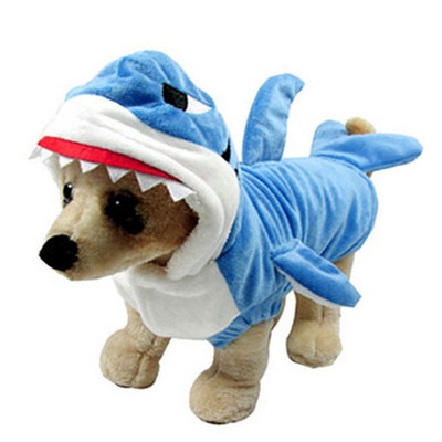 Legendog New Arrivals Shark Cosplay lemmikloomade koerte mantli kostüüm Chihuahua kaisu kaunistused Halloweeni kutsika cosplay hai kostüüm