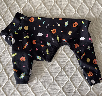 Kombinezon za pse, tanki, čisti pamuk, odjeća za štene, kombinezoni s printom, rastezljive pidžame za male pse, trenirka s čivavom, pudlom