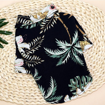 Haine pentru animale de companie Haine pentru câini în stil plajă Transpirație moale respirabilă de vară Secțiune subțire Cămașă pentru câini de talie mică și medie