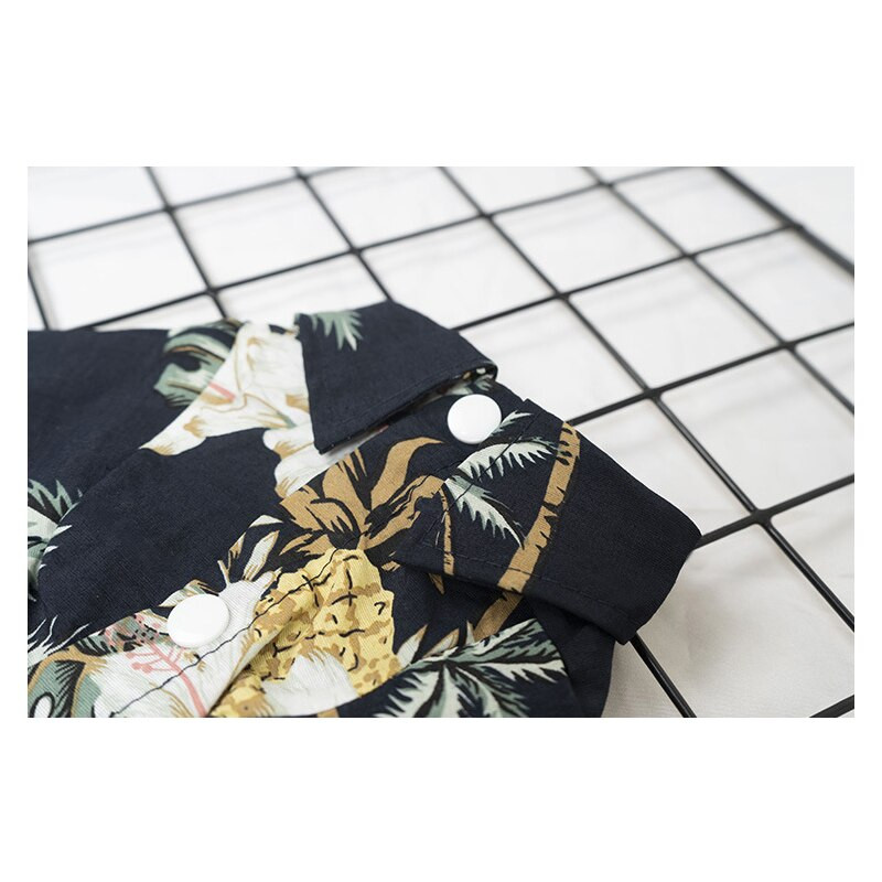 Haine pentru animale de companie Haine pentru câini în stil plajă Transpirație moale respirabilă de vară Secțiune subțire Cămașă pentru câini de talie mică și medie