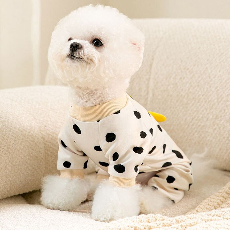 Pyžamo pre šteniatka, overal pre domáce zvieratá, mäkké dupačky pre šteniatka, malé psy, roztomilé oblečenie, šteňacie body pre domáce zvieratá, šteniatko, pes, mačka, oblečenie