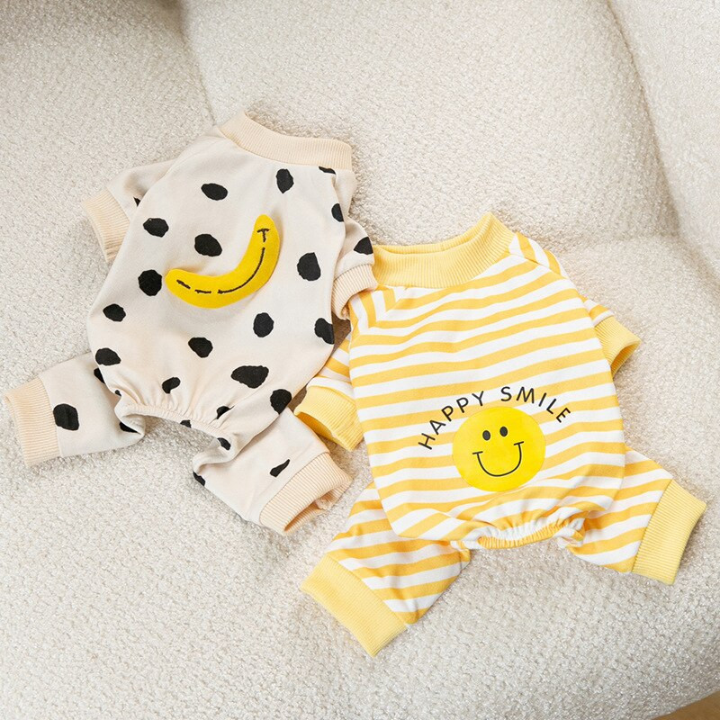 Pyžamo pre šteniatka, overal pre domáce zvieratá, mäkké dupačky pre šteniatka, malé psy, roztomilé oblečenie, šteňacie body pre domáce zvieratá, šteniatko, pes, mačka, oblečenie