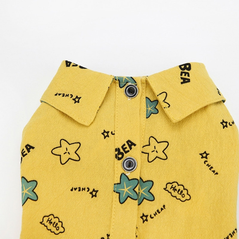 Letné oblečenie pre psov s potlačou, klopová vesta, oblečenie pre domáce zvieratá pre malých psov, tričko Chihuahua, jarné tričko pre domáce zvieratá, oblečenie pre čivavy