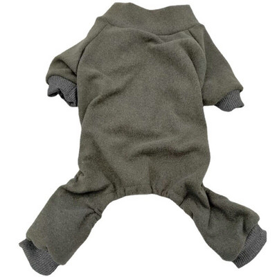 Isaste koerte pidžaamad väikestele koertele Pehme termosametine veniv kutsikakombine Onesie talvekoerariided Beagle Yorkie