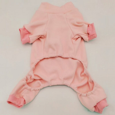 Isaste koerte pidžaamad väikestele koertele Pehme termosametine veniv kutsikakombine Onesie talvekoerariided Beagle Yorkie