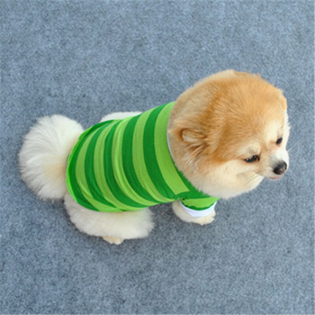 4 Μέγεθος 2 Χρώματα Νέο χαριτωμένο κατοικίδιο για κουτάβι καλοκαιρινό πουκάμισο Μικρό σκύλος γάτα κατοικίδιο Ρούχα γιλέκο μπλουζάκι σκυλιών Ρούχα Νέα ρούχα για σκύλους