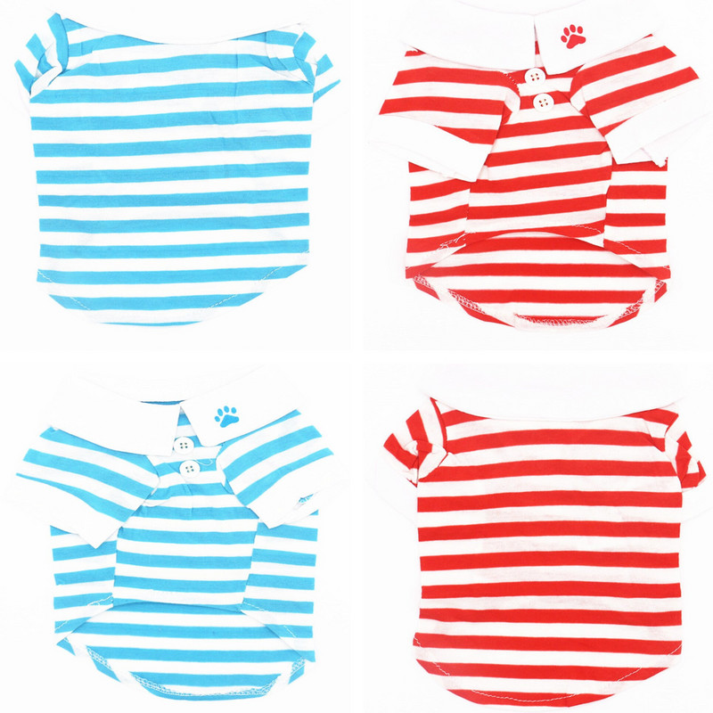 4 veľkosti 2 farby Roztomilé nové domáce zvieratá Šteniatko Letné tričko Malý pes Mačka Oblečenie pre domáce zvieratá Vesta Tričko Oblečenie pre psov Nové oblečenie pre psa