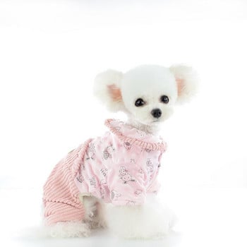 Ρούχα για σκύλους Ζεστά χειμωνιάτικα φορμάκια για κατοικίδια Shih Tzu Chihuahua Ενδύματα York Κοστούμια Pomeranian Κοστούμια για κουτάβι Ολόσωμες φόρμες Dropship