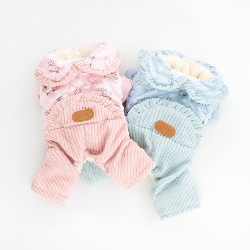 Odjeća za pse Topla zimska kombinezona za kućne ljubimce Shih Tzu Odjeća za čivavu York Odijela Odijela za pomerance Kostimi za štene Kombinezoni Dropship