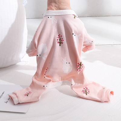 Πιτζάμες με φόρμα για σκύλους κατοικίδιων ζώων Σχεδιασμός κινουμένων σχεδίων Μαλακή αθλητική φόρμα για γάτα Puppy Pants T-shirt