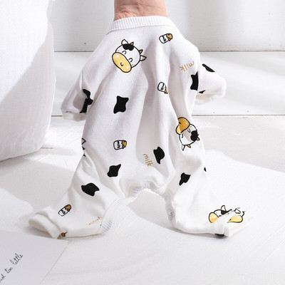 Πιτζάμες με φόρμα για σκύλους κατοικίδιων ζώων Σχεδιασμός κινουμένων σχεδίων Μαλακή αθλητική φόρμα για γάτα Puppy Pants T-shirt