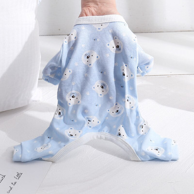 Πιτζάμες με φόρμα για σκύλους κατοικίδιων ζώων Σχεδιασμός κινουμένων σχεδίων Μαλακή αθλητική φόρμα για γάτα Puppy Pants T-shirt