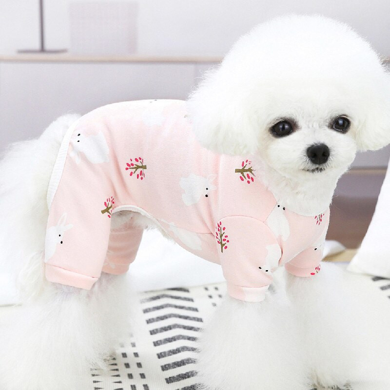 Πιτζάμες με φόρμα για σκύλους κατοικίδιων ζώων Σχεδιασμός κινουμένων σχεδίων Μαλακή αθλητική φόρμα για γάτα Puppy Pants T-shirt